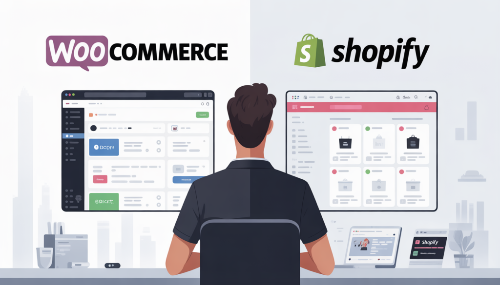WooCommerce ili Shopify uporedni prikaz